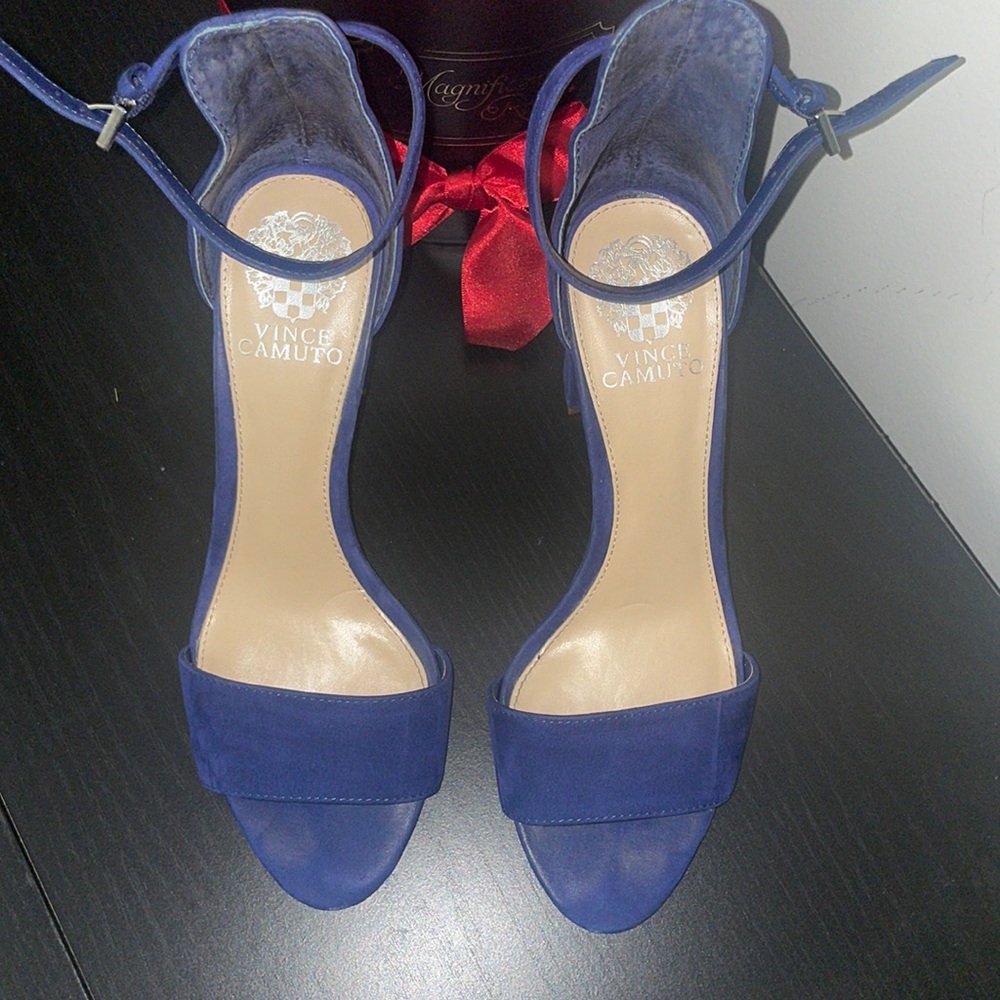 Vince Camuto Blue Suede’s